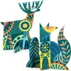 Sculptures à gratter "Animaux folk" 9708<Djeco Discount