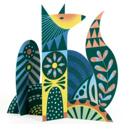 Sculptures à gratter "Animaux folk" 9708<Djeco Discount