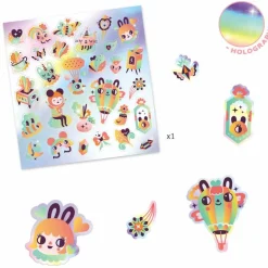 Stickers iridescents 'Lovely rainbow' 9264<Djeco Store