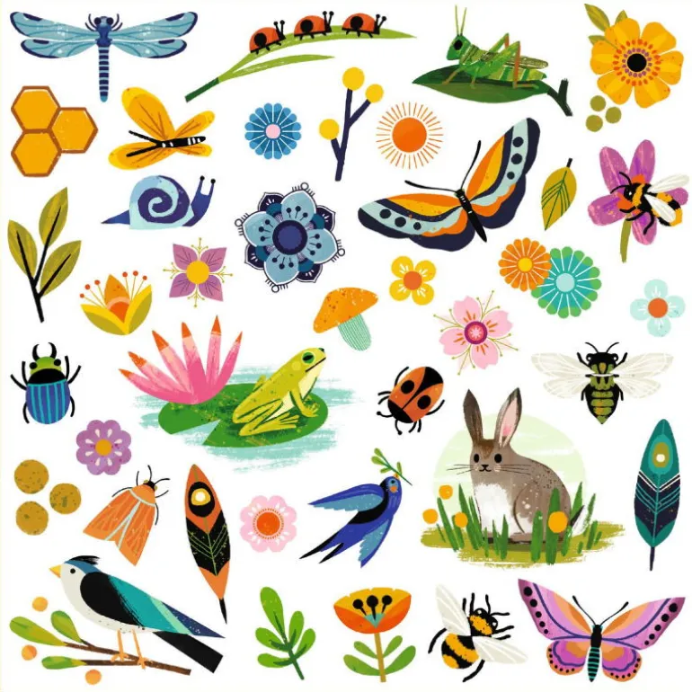 Stickers Jardin 9272<Djeco Best