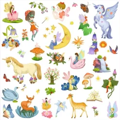 Stickers métallisés "Fantasy" 9279<Djeco Sale