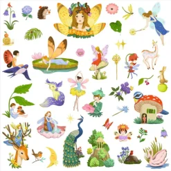 Stickers métallisés "Fantasy" 9279<Djeco Sale