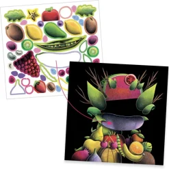 Stickers "Le primeur" 9370 inspired by Giuseppe Arcimboldo<Djeco Best