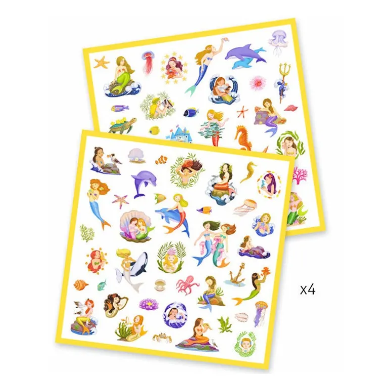 Stickers Sirènes 8885<Djeco Flash Sale