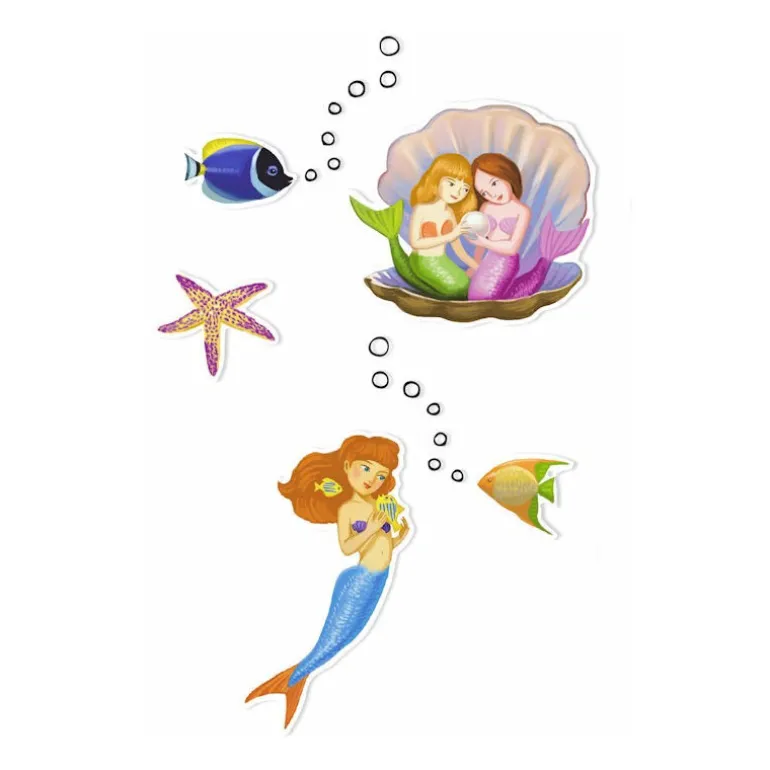 Stickers Sirènes 8885<Djeco Flash Sale