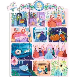 Story puzzle Cendrillon 54 pcs 7053<Djeco Shop