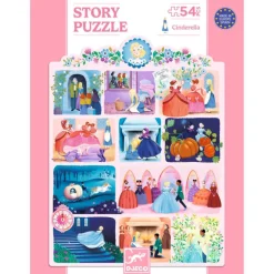 Story puzzle Cendrillon 54 pcs 7053<Djeco Shop
