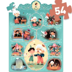Story puzzle Pinocchio 54 pcs 7052<Djeco Online