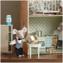 Table blanche miniature (petit modèle) pour souris<Maileg Outlet