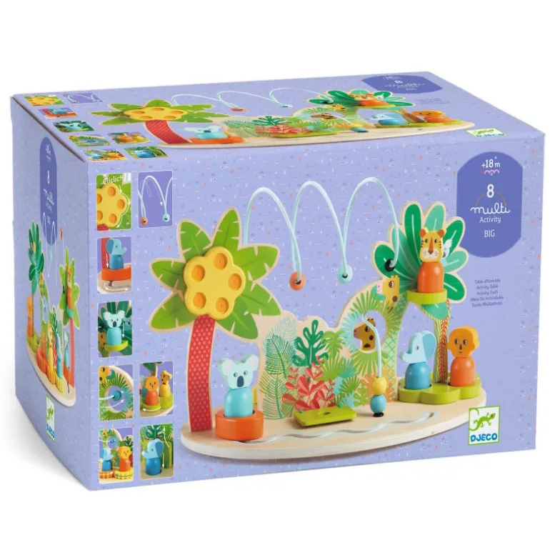 Table d'activités "Multi Big" - Jouet d'éveil en bois 6294<Djeco Store