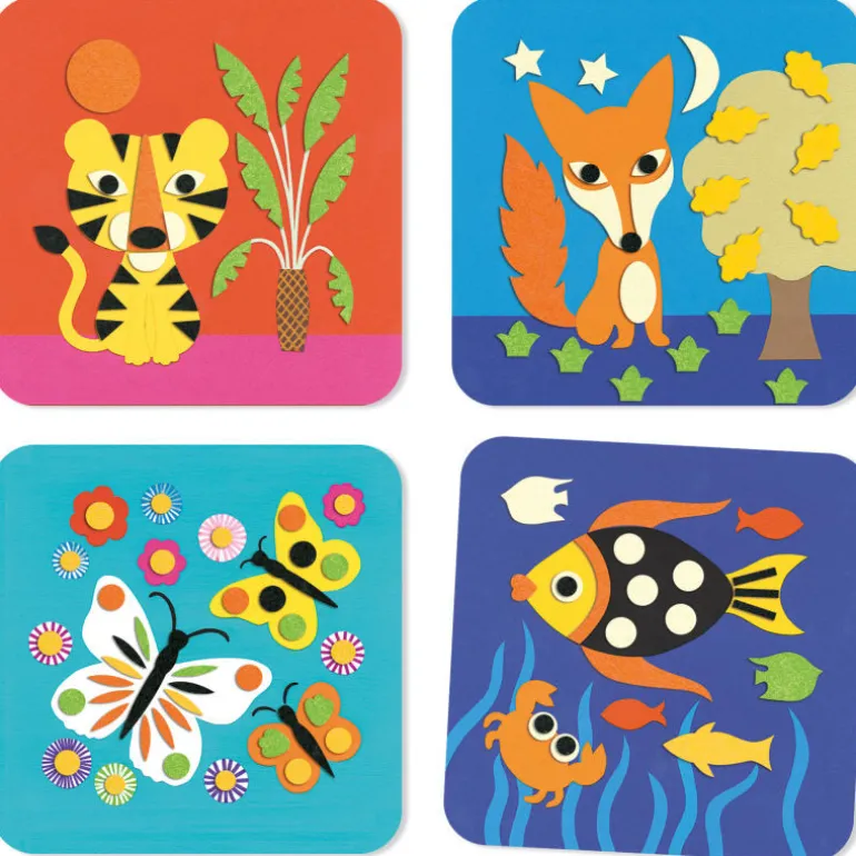 Tableaux de feutrine 'Douce nature' 9864<Djeco New