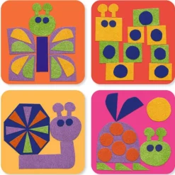 Tableaux de feutrine 'Petit doux' 0085<Djeco Cheap