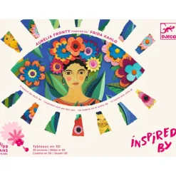 Tableaux de fleurs en papier "Coyoacàn" 9385 inspired by Frida Kahlo<Djeco Shop