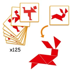 TANGRAM Jeu Sologic de 8470<Djeco Flash Sale