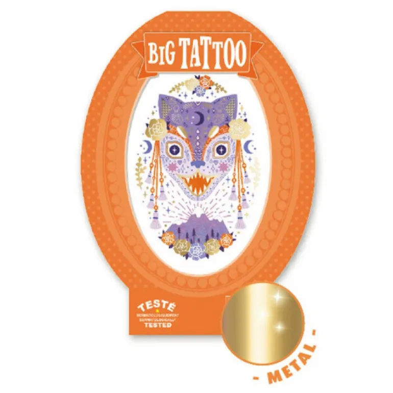 Tatouage enfant Big Tattoo 'Mystic beast' 9601<Djeco Hot