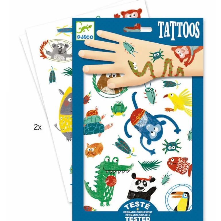 Tatouages 'Museaux' 9576<Djeco Fashion