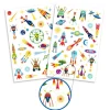 Tatouages phosphorescents 'Space oddity' 9590<Djeco Shop