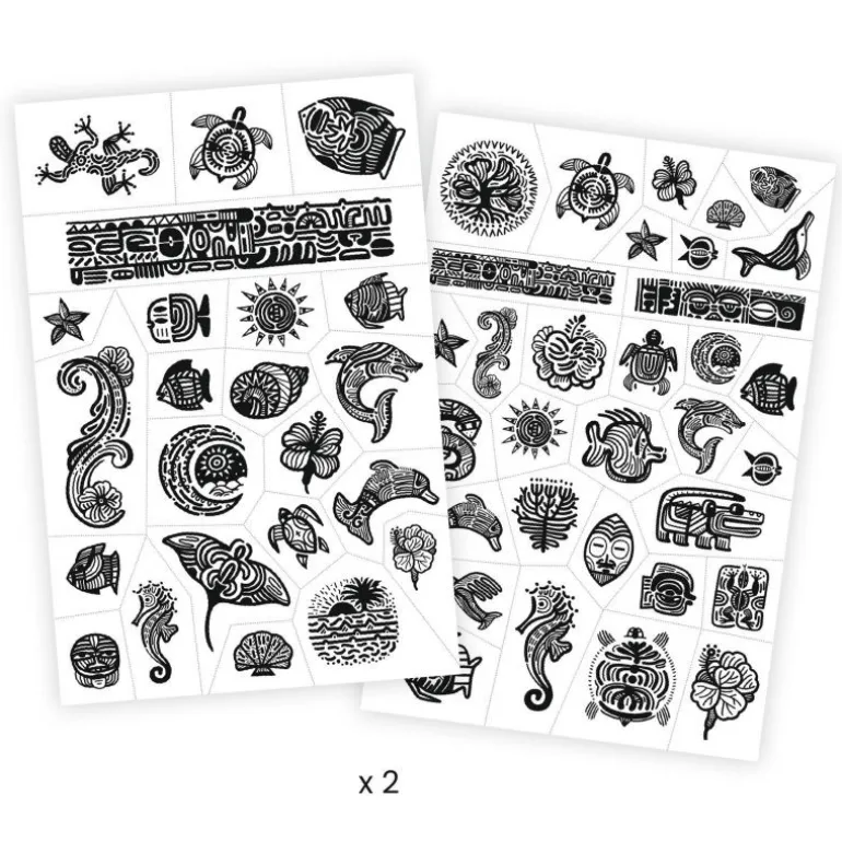 Tatouages 'Polynésie' 9248<Djeco Sale