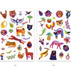 Tatouages 'Wild beauty' 9609<Djeco Flash Sale
