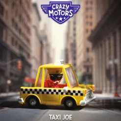 Taxi Joe Voiture Crazy Motors 5479<Djeco New