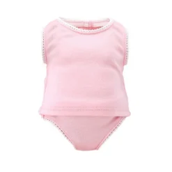 Tee-shirt et slip roses pour poupée de 36 à 40 cm<Petitcollin Outlet