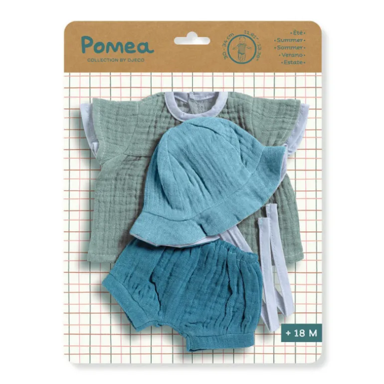 Tenue Eté, vêtement de poupée POMEA de 7891<Djeco Discount