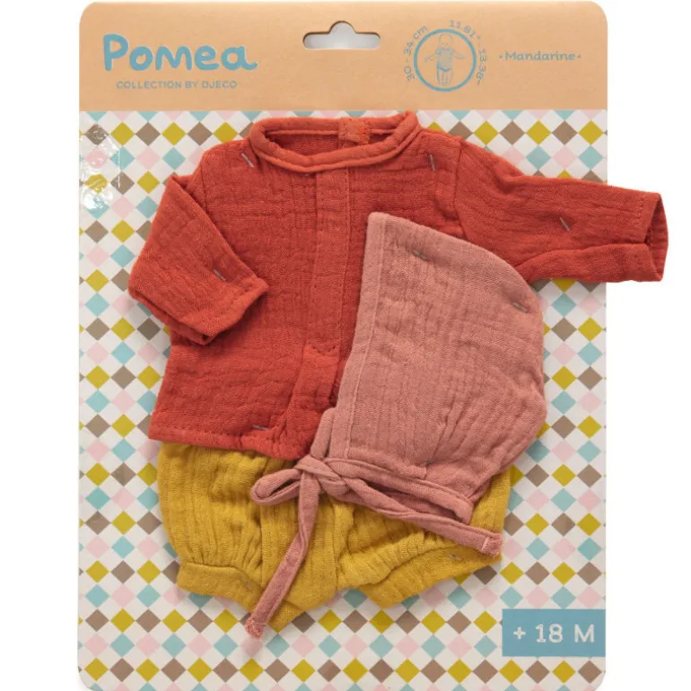 Tenue Mandarine, vêtement de poupée POMEA de 7896<Djeco Hot