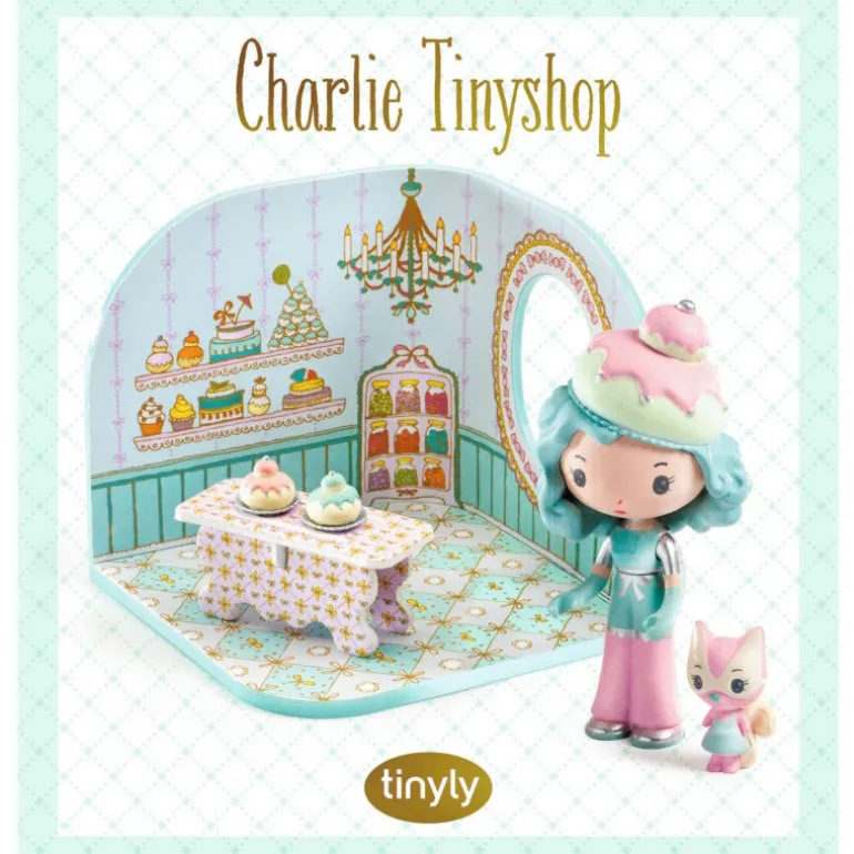 tinyshop de Charlie, maison pour figurine tinyly de 6955<Djeco Sale