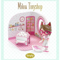 tinyshop de Milou, maison pour figurine tinyly de 6956<Djeco Cheap
