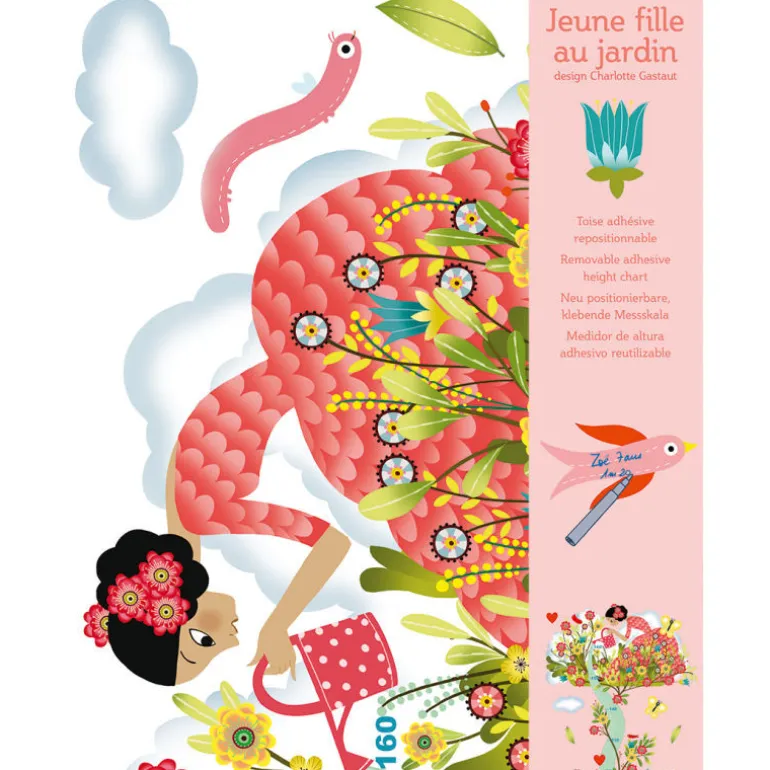 Toise "Jeune fille au jardin" 4041<Djeco Best