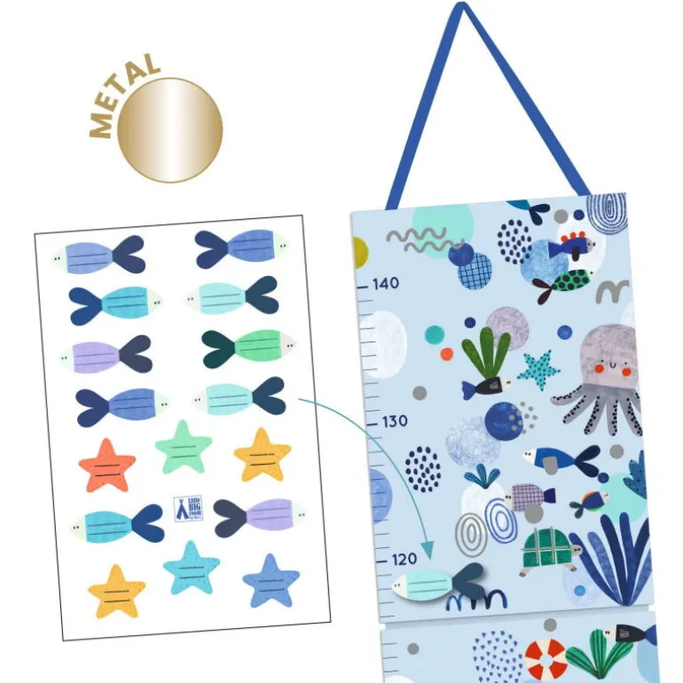 Toise en carton "Vie aquatique" 4050<Djeco Cheap