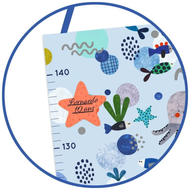 Toise en carton "Vie aquatique" 4050<Djeco Cheap