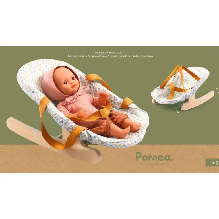 Transat à bascule pour poupée POMEA de 7865<Djeco Shop