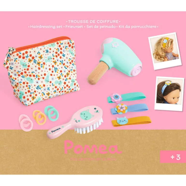 Trousse de coiffure, accessoire pour poupée POMEA de 7796<Djeco Hot