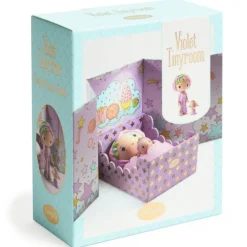 Violet Tinyroom, chambre pour figurine tinyly de 6965<Djeco New