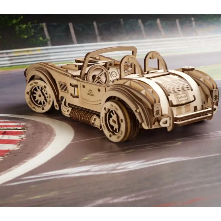 Voiture de course Cobra – UGEARS Puzzle 3D Mécanique<UGEARS models Clearance
