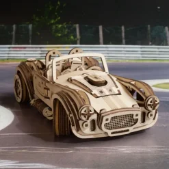 Voiture de course Cobra – UGEARS Puzzle 3D Mécanique<UGEARS models Clearance