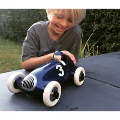 Voiture de course bleu métal: Quel design !<Playforever Store