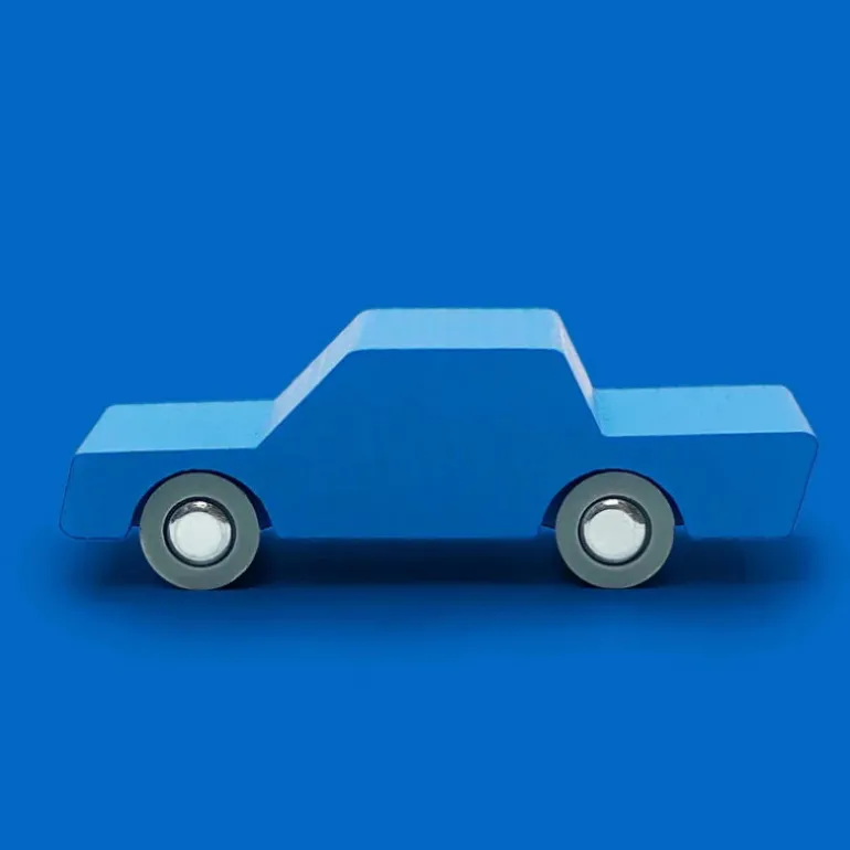 Voiture en bois Waytoplay bleue "Back and Forth"<Waytoplay Toys New