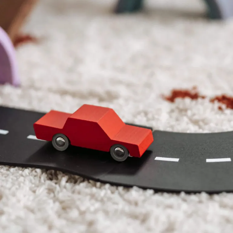 Voiture en bois Waytoplay rouge "Back and Forth"<Waytoplay Toys Best Sale