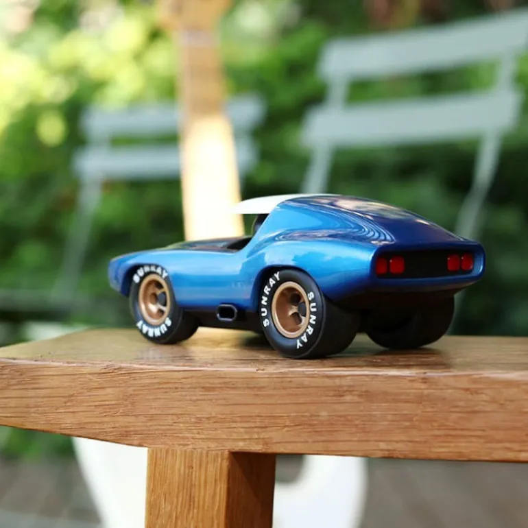 Voiture Fastback bleu métallisé<Playforever New