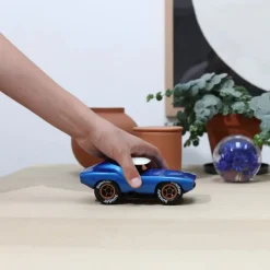 Voiture Fastback bleu métallisé<Playforever New