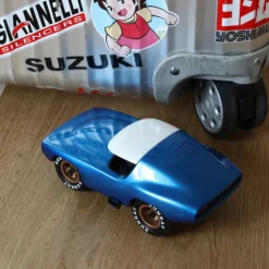 Voiture Fastback bleu métallisé<Playforever New