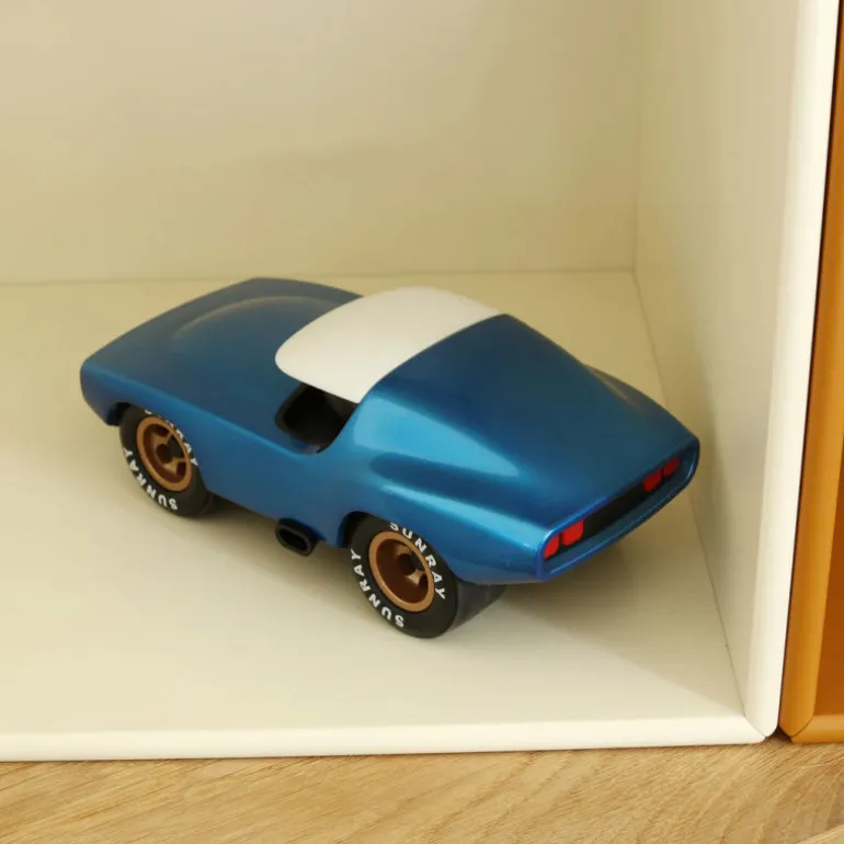 Voiture Fastback bleu métallisé<Playforever New
