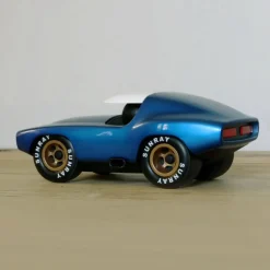 Voiture Fastback bleu métallisé<Playforever New