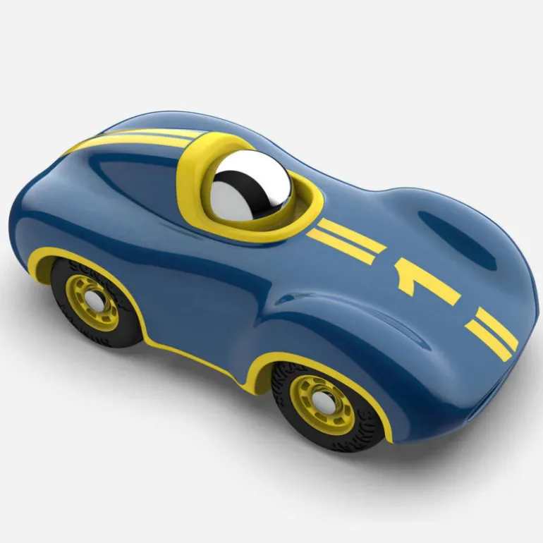 Voiture Le Mans bleue et jaune 'SPEEDY'<Playforever Cheap
