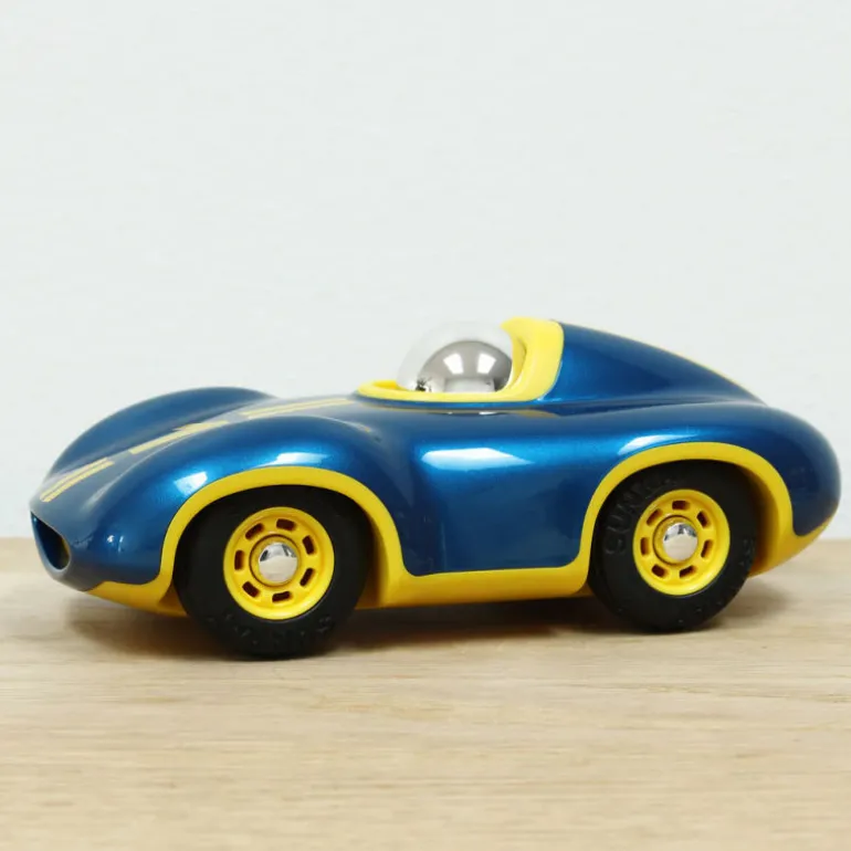 Voiture Le Mans bleue et jaune 'SPEEDY'<Playforever Cheap