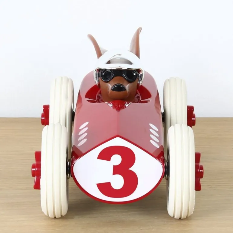 Voiture Rufus 'Patrick' rouge<Playforever Clearance