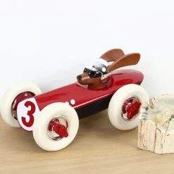 Voiture Rufus 'Patrick' rouge<Playforever Clearance