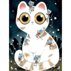 WIZZY' PUZZLE "chats câlins" 50 pcs 7021<Djeco Online